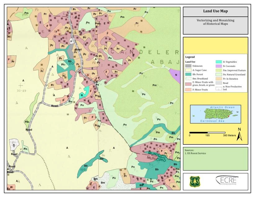 Vectorizing Mosaicking Historical